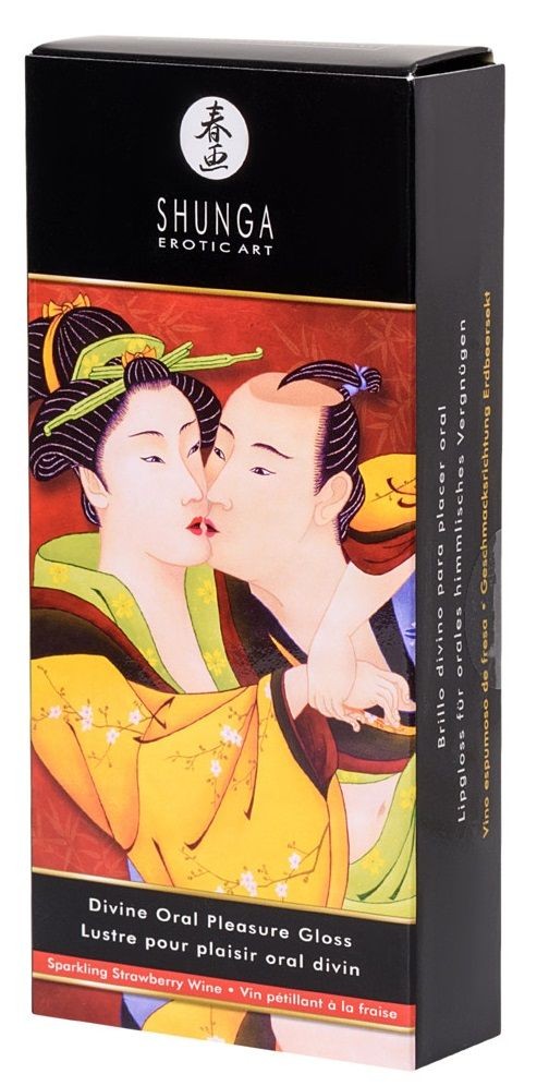 Возбуждающий блеск для губ со вкусом клубники и шампанского Божественное удовольствие - 10 мл. Возбуждающий блеск для губ со вкусом клубники и шампанского Божественное удовольствие - 10 мл.