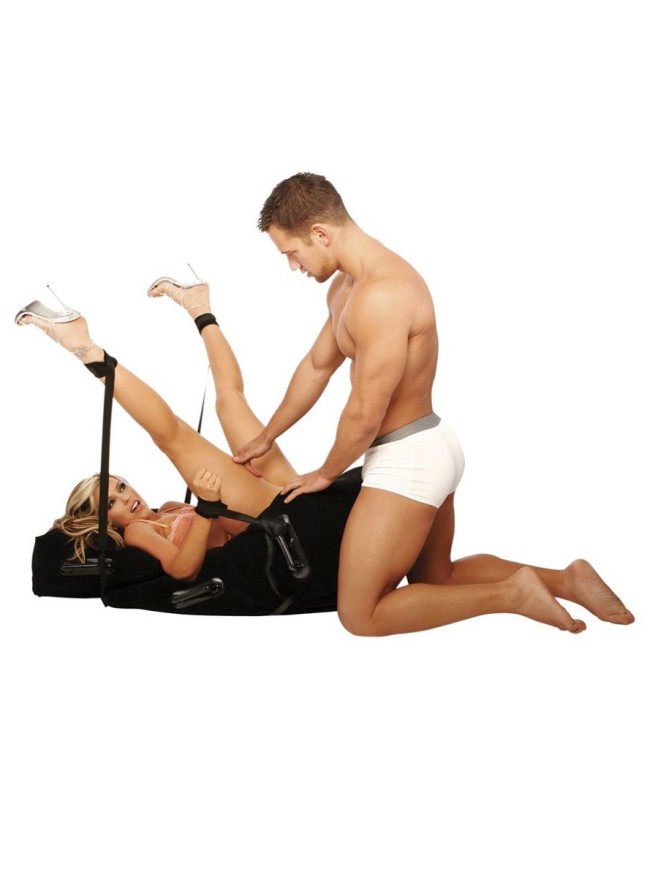 Надувная секс-подушка с ручками Надувная секс-подушка с ручками