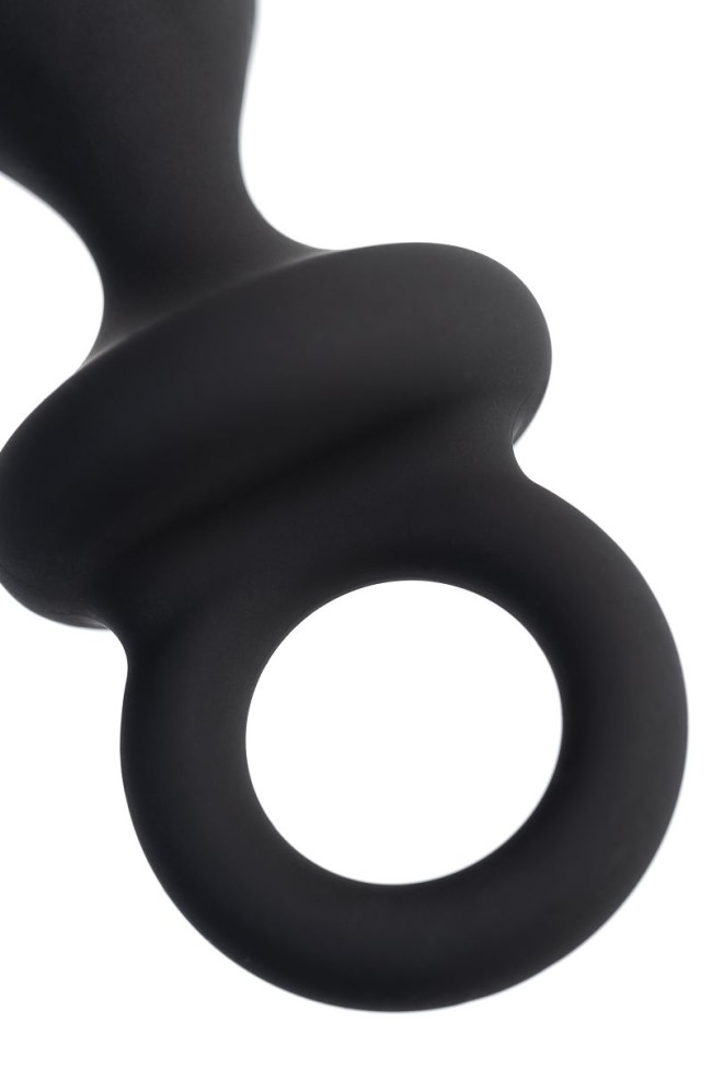 Черная анальная пробка Strob M - 13,5 см. Черная анальная пробка Strob M - 13,5 см.