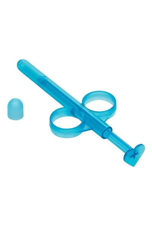 Набор из 2 голубых шприцев для введения лубриканта Lube Tube Набор из 2 голубых шприцев для введения лубриканта Lube Tube