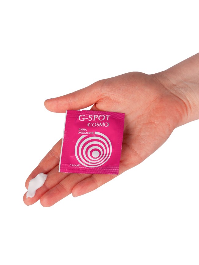 Стимулирующий интимный крем для женщин Cosmo G-spot - 2 гр. Стимулирующий интимный крем для женщин Cosmo G-spot - 2 гр.