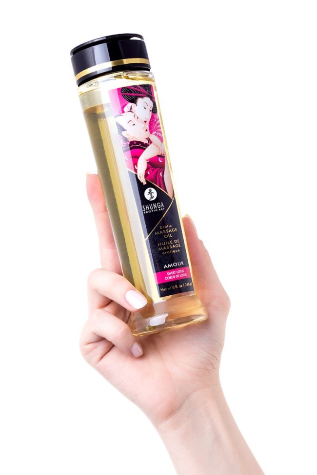 Массажное масло с ароматом цветов лотоса Amour - 240 мл. Массажное масло с ароматом цветов лотоса Amour - 240 мл.