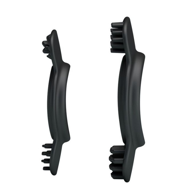 Набор из 2 эрекционных колец с щеточками для наружной стимуляции Набор из 2 эрекционных колец с щеточками для наружной стимуляции