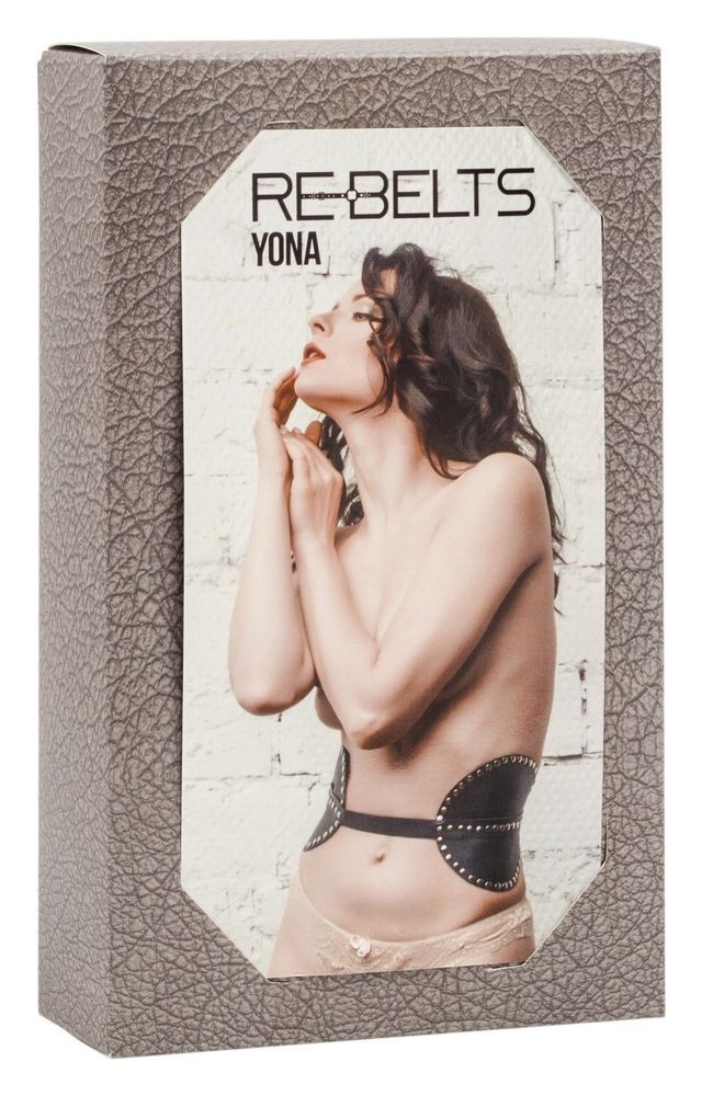 Пояс с клёпками Yona Black Пояс с клёпками Yona Black