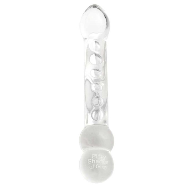 Прозрачный стеклянный стимулятор Glass Massage Wand Прозрачный стеклянный стимулятор Glass Massage Wand