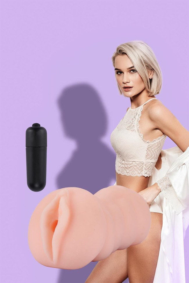 Телесный мастурбатор-вагина Tracey Vibrating Vagina Stroker Телесный мастурбатор-вагина Tracey Vibrating Vagina Stroker