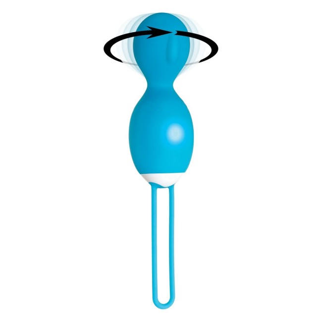 Голубые вагинальные шарики с вращением Twistin The Night Away Голубые вагинальные шарики с вращением Twistin The Night Away