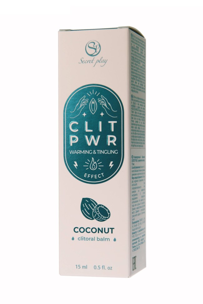 Стимулирующий бальзам для клитора Clit Pwr с ароматом кокоса - 15 мл. Стимулирующий бальзам для клитора Clit Pwr с ароматом кокоса - 15 мл.