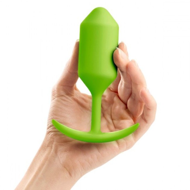 Лаймовая пробка для ношения B-vibe Snug Plug 3 - 12,7 см. Лаймовая пробка для ношения B-vibe Snug Plug 3 - 12,7 см.