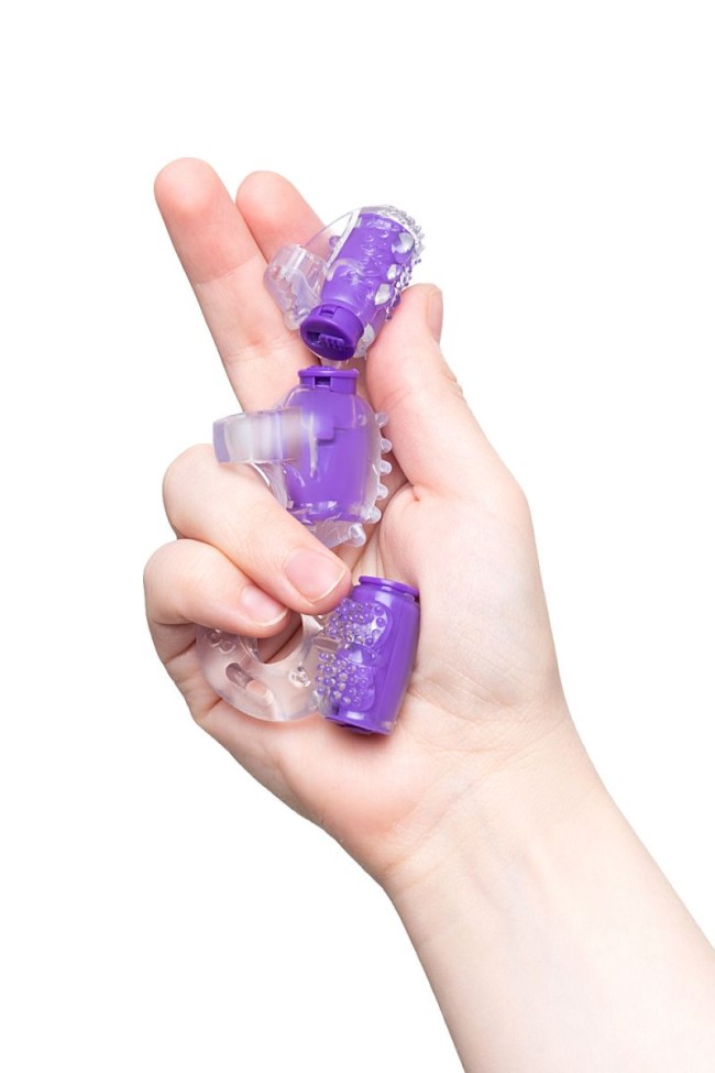 Набор прозрачных виброколец Eromantica Set №1 Набор прозрачных виброколец Eromantica Set №1