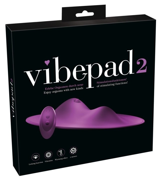 Фиолетовая подушка-вибромассажер Vibepad 2 Фиолетовая подушка-вибромассажер Vibepad 2