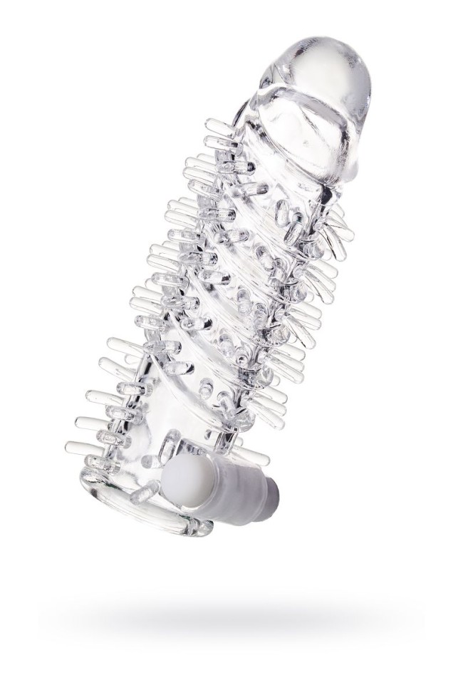 Насадка на пенис TOYFA A-Toys с вибропулей и шипами - 13,4 см. Насадка на пенис TOYFA A-Toys с вибропулей и шипами - 13,4 см.