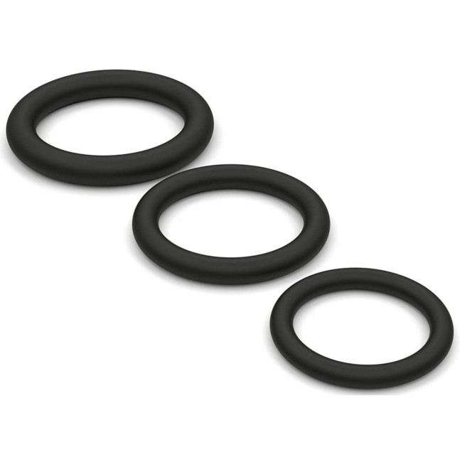 Набор из 3 черных эрекционных колец «Оки-Чпоки» Набор из 3 черных эрекционных колец «Оки-Чпоки»