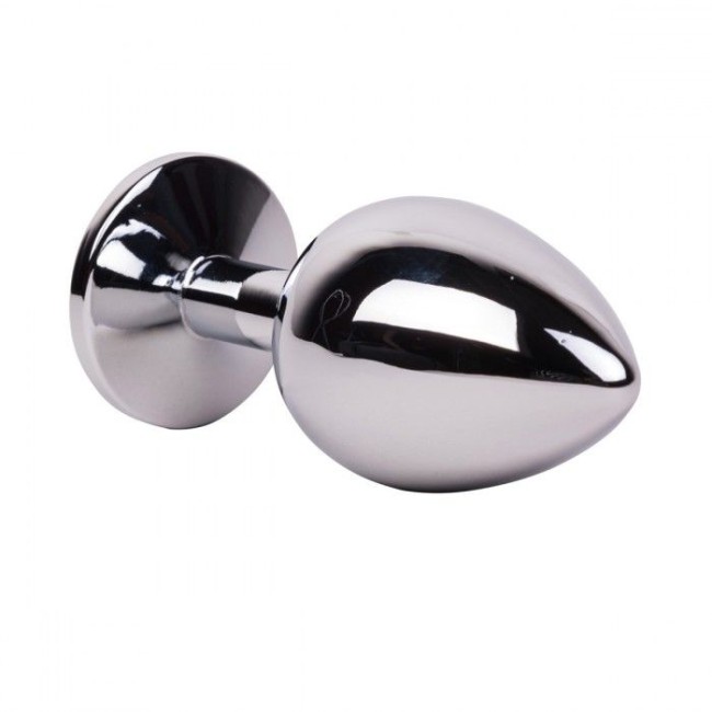 Большой стальной плаг с желтым кристаллом Sweet Lemon - 9,5 см. Большой стальной плаг с желтым кристаллом Sweet Lemon - 9,5 см.