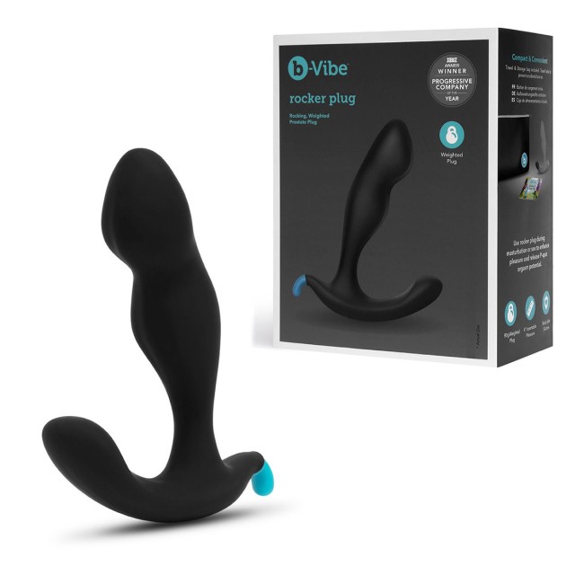Черный утяжеленный анальный стимулятор Rocker Plug - 12 см. Черный утяжеленный анальный стимулятор Rocker Plug - 12 см.