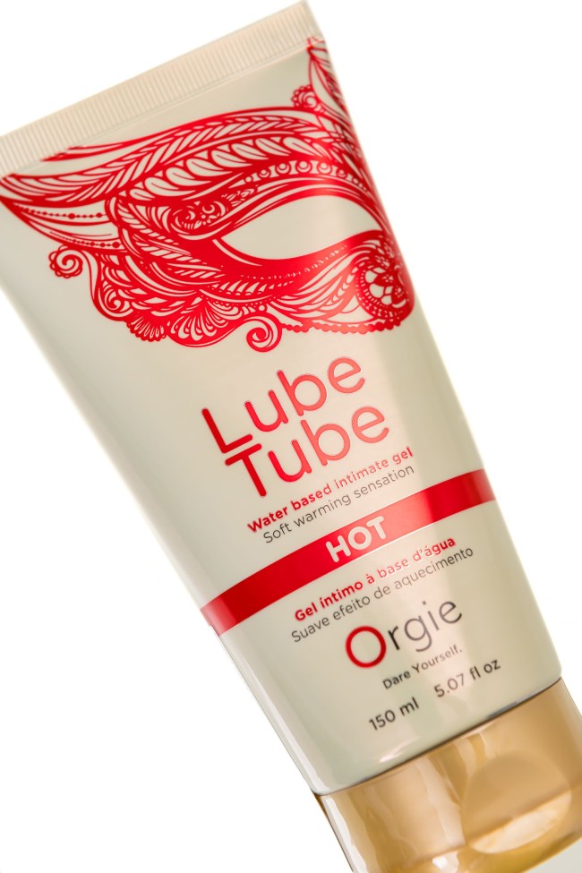 Интимный гель на водной основе Lube Tube Hot с разогревающим эффектом - 150 мл. Интимный гель на водной основе Lube Tube Hot с разогревающим эффектом - 150 мл.