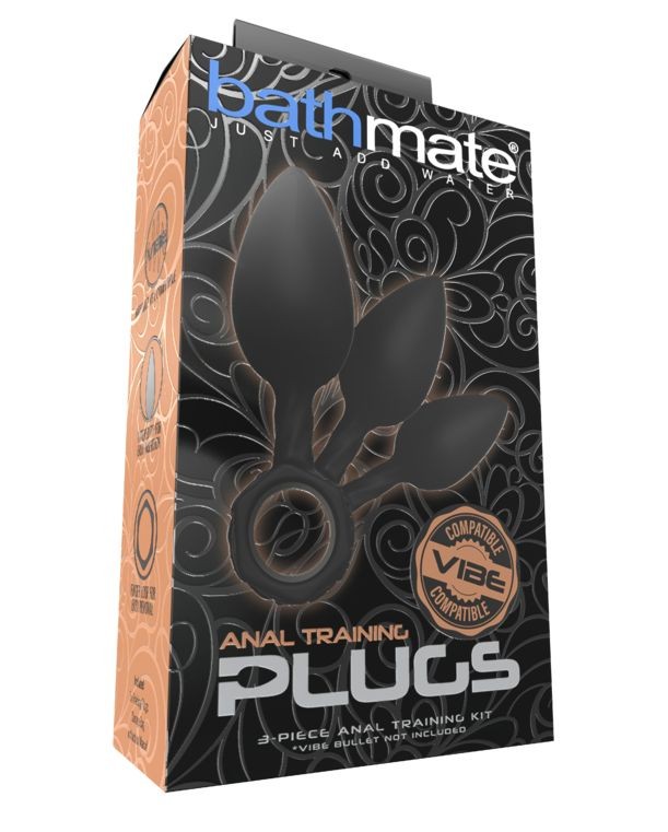 Набор анальных плагов Bathmate Anal Training Plugs Набор анальных плагов Bathmate Anal Training Plugs