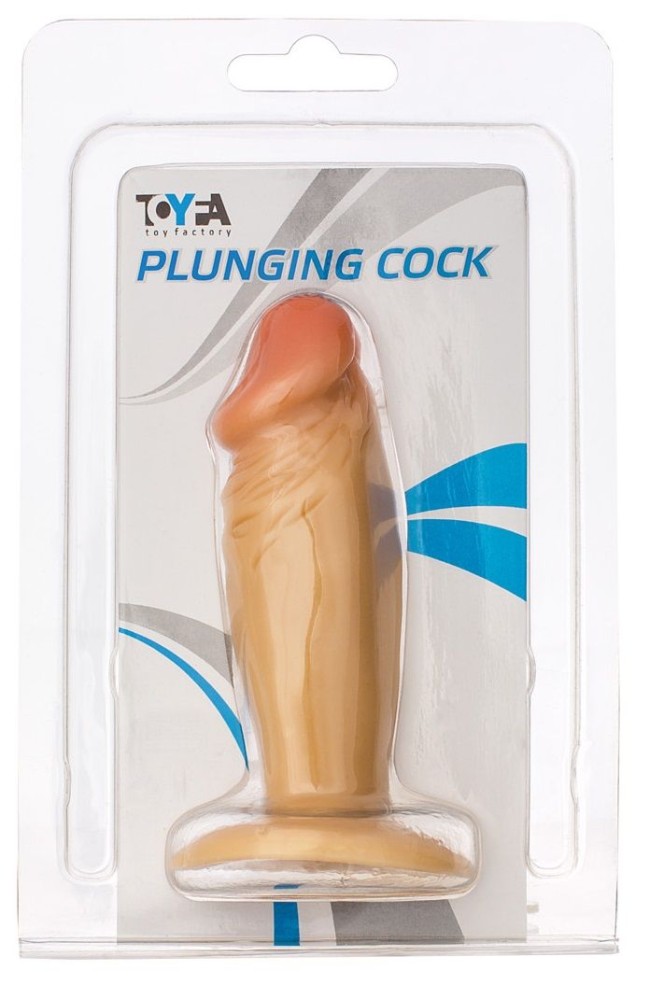 Пробка-фаллос телесного цвета - 11,5 см. Пробка-фаллос телесного цвета - 11,5 см.