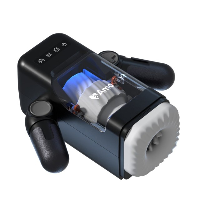 Черный инновационный робот-мастурбатор Game Cup Черный инновационный робот-мастурбатор Game Cup