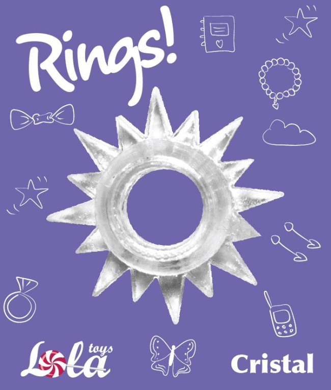 Прозрачное эрекционное кольцо Rings Cristal Прозрачное эрекционное кольцо Rings Cristal