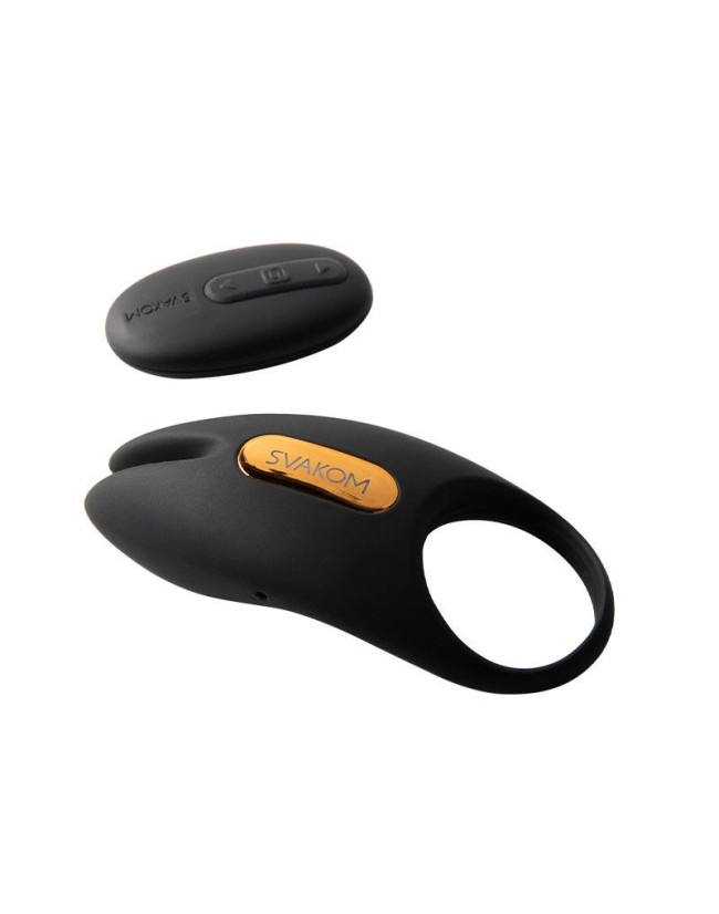 Черное эрекционное кольцо с вибрацией и пультом ДУ Winni 2 Черное эрекционное кольцо с вибрацией и пультом ДУ Winni 2