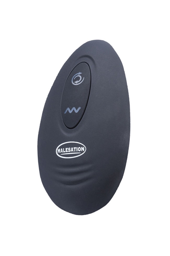 Черный стимулятор простаты Rimming Hero - 16,8 см. Черный стимулятор простаты Rimming Hero - 16,8 см.