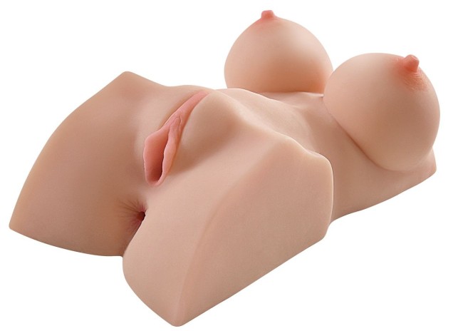 Мастурбатор-торс с вибрацией Double-D Masturbator Мастурбатор-торс с вибрацией Double-D Masturbator