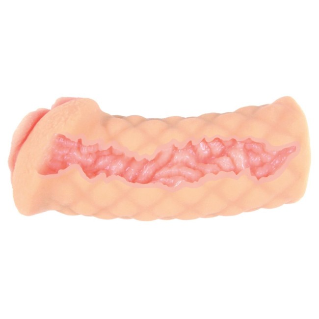 Телесный мастурбатор-вагина Elegance.002 с двойным слоем материала Телесный мастурбатор-вагина Elegance.002 с двойным слоем материала