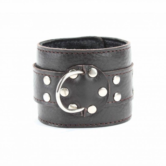 Коричневые оковы из мягкой кожи Коричневые оковы из мягкой кожи