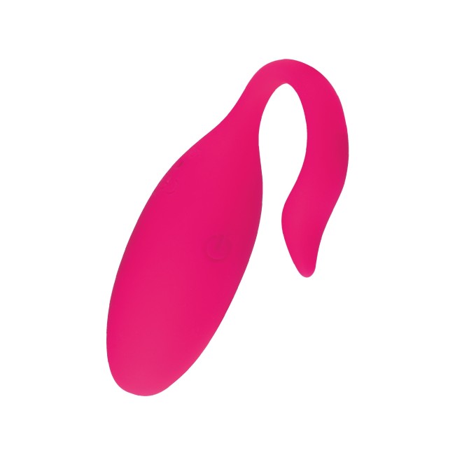 Розовое силиконовое виброяйцо с управлением через приложение Розовое силиконовое виброяйцо с управлением через приложение