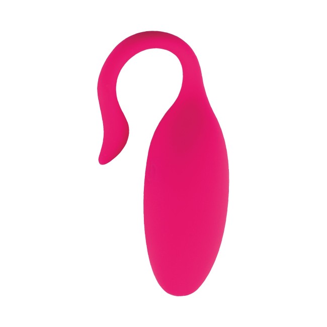 Розовое силиконовое виброяйцо с управлением через приложение Розовое силиконовое виброяйцо с управлением через приложение