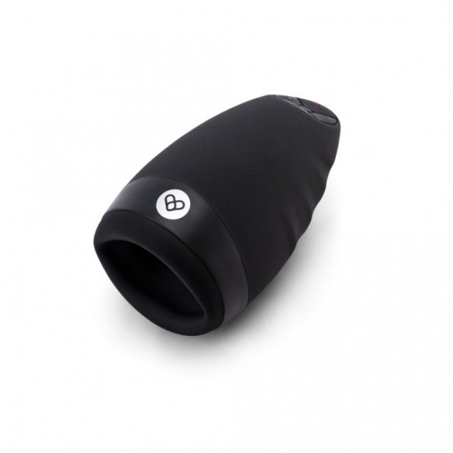 Черный вибромастурбатор для мужчин с подогревом Черный вибромастурбатор для мужчин с подогревом