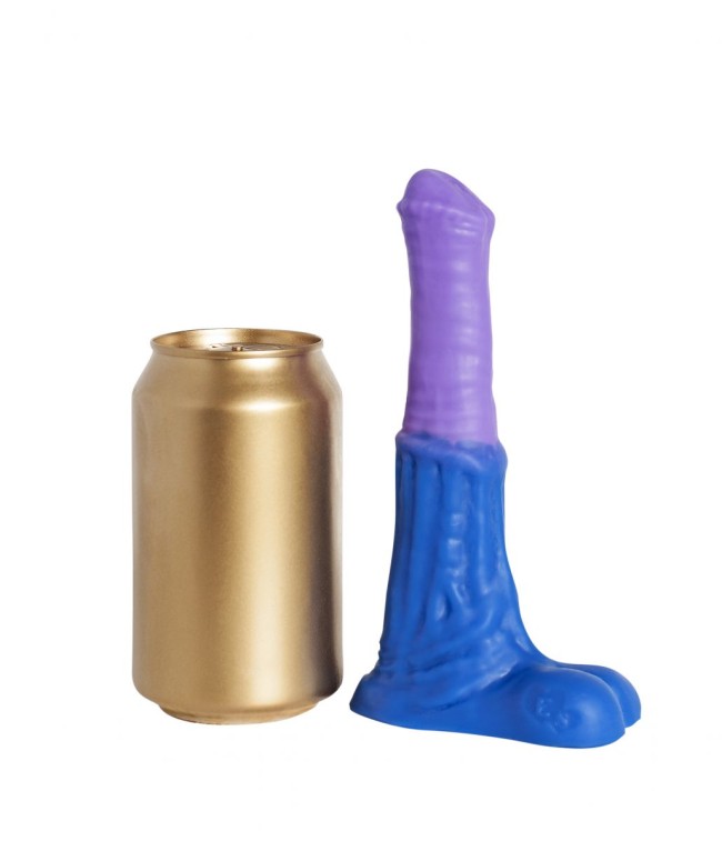 Сине-сиреневый фаллоимитатор Пегас Mini - 17 см. Сине-сиреневый фаллоимитатор Пегас Mini - 17 см.