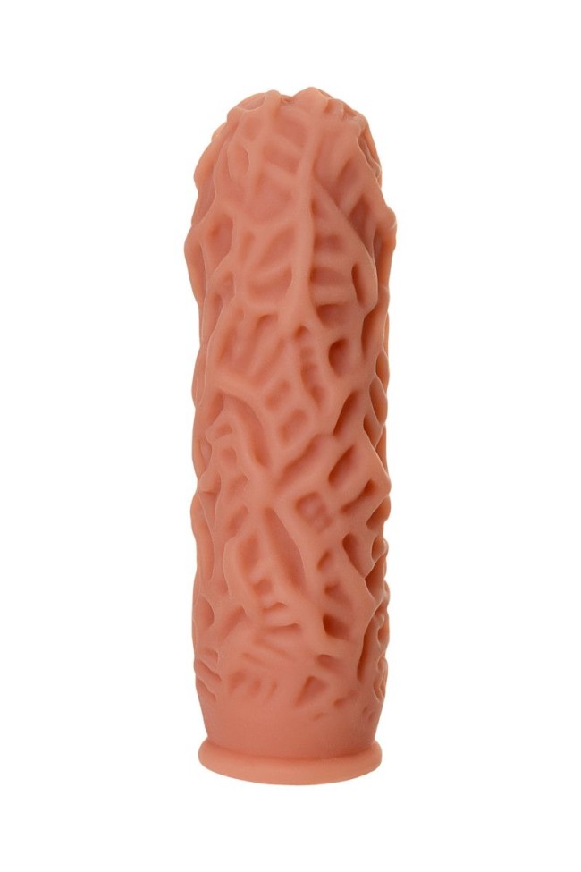 Насадка на фаллос с рельефными складочками Extreme Sleeve 012 M-size - 14,7 см. Насадка на фаллос с рельефными складочками Extreme Sleeve 012 M-size - 14,7 см.