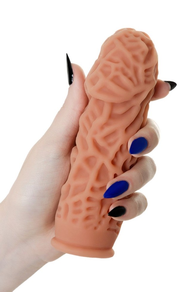 Насадка на фаллос с рельефными складочками Extreme Sleeve 012 M-size - 14,7 см. Насадка на фаллос с рельефными складочками Extreme Sleeve 012 M-size - 14,7 см.