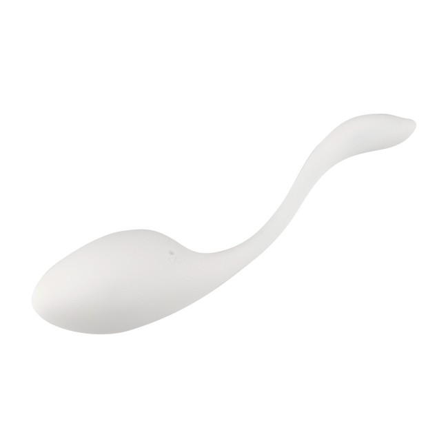 Белое виброяйцо с функцией управления через приложение Белое виброяйцо с функцией управления через приложение