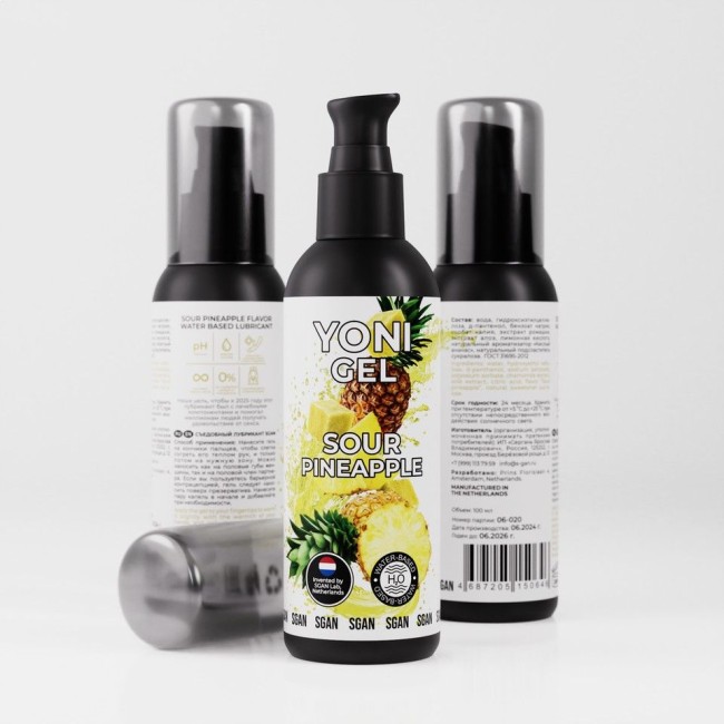 Лубрикант для орального секса SGAN со вкусом кислого ананаса - 100 мл. Лубрикант для орального секса SGAN со вкусом кислого ананаса - 100 мл.
