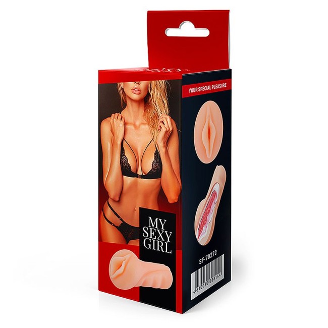 Реалистичный мастурбатор-вагина с рельефной внутренней поверхностью Реалистичный мастурбатор-вагина с рельефной внутренней поверхностью