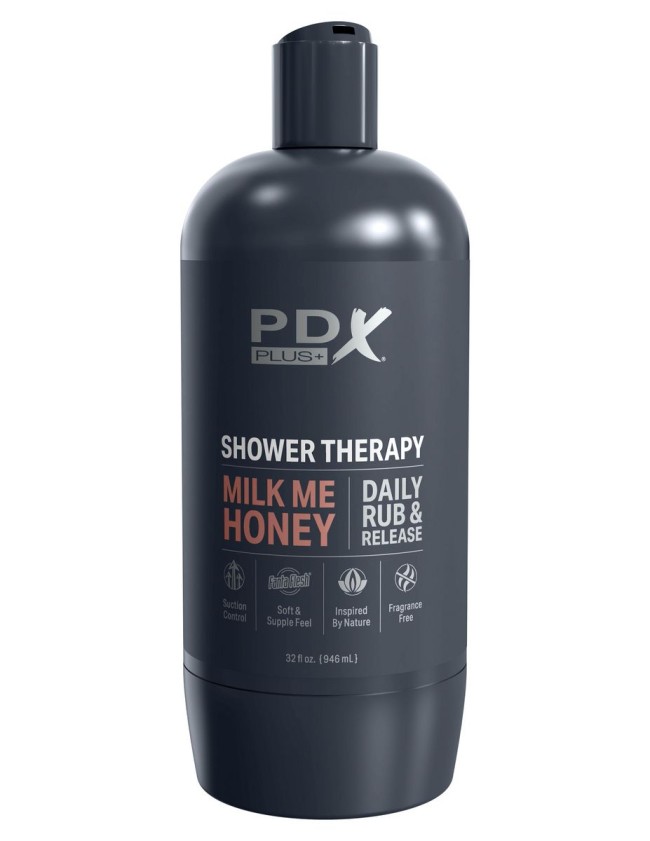 Мастурбатор-вагина цвета карамели Shower Therapy Milk Me Honey Мастурбатор-вагина цвета карамели Shower Therapy Milk Me Honey