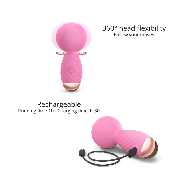 Розовый мини-wand вибратор Itsy Bitsy Mini Wand Vibrator Розовый мини-wand вибратор Itsy Bitsy Mini Wand Vibrator
