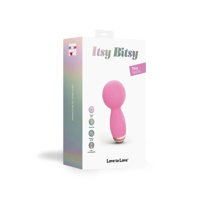 Розовый мини-wand вибратор Itsy Bitsy Mini Wand Vibrator Розовый мини-wand вибратор Itsy Bitsy Mini Wand Vibrator