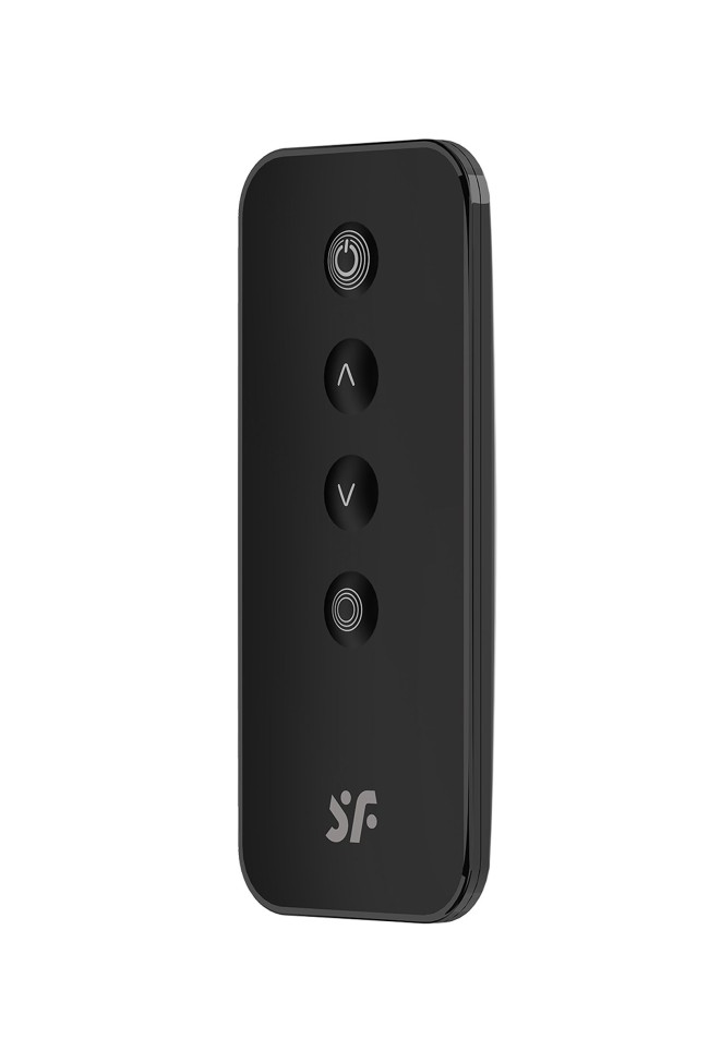 Черное виброяйцо Ribbed Petal с пультом ДУ Черное виброяйцо Ribbed Petal с пультом ДУ