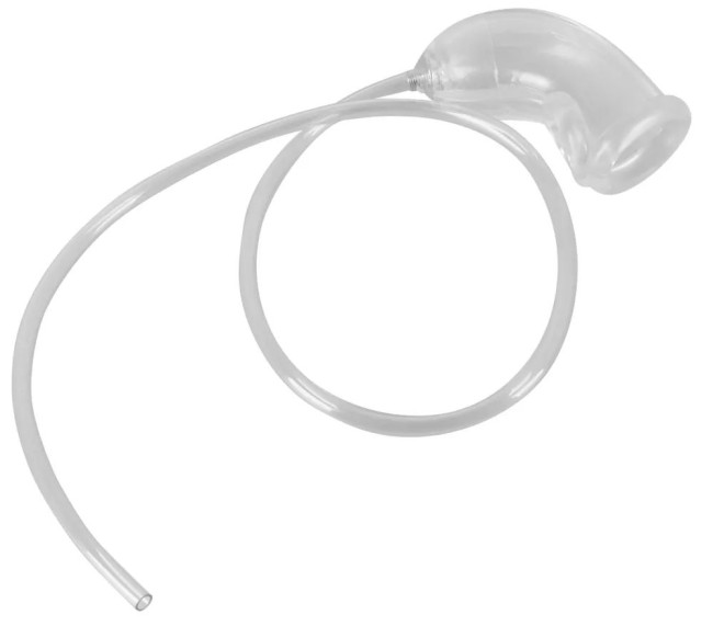 Прозрачная насадка на пенис Piss Play Sleeve для игр с мочеиспусканием Прозрачная насадка на пенис Piss Play Sleeve для игр с мочеиспусканием