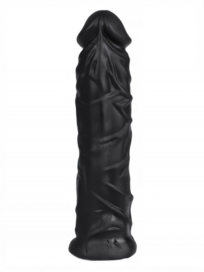 Черная насадка HARNESS для трусиков с плугом №9 - 20 см. Черная насадка HARNESS для трусиков с плугом №9 - 20 см.