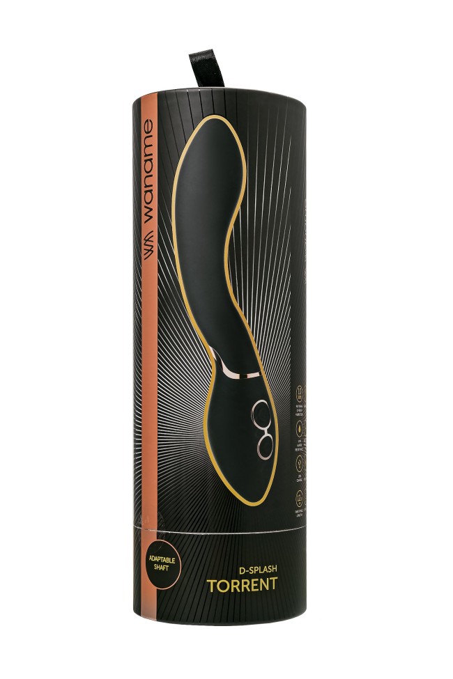 Черный силиконовый вибратор Torrent - 20,5 см. Черный силиконовый вибратор Torrent - 20,5 см.