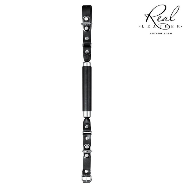 Черный кожаный кляп-трензель Черный кожаный кляп-трензель