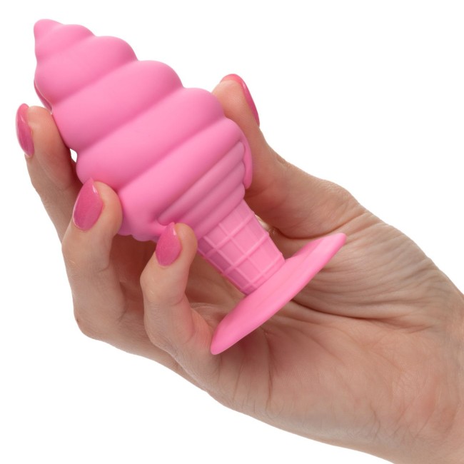 Розовая анальная пробка в виде мороженого Yum Bum Ice Cream Cone Butt Plug - 9,5 см. Розовая анальная пробка в виде мороженого Yum Bum Ice Cream Cone Butt Plug - 9,5 см.
