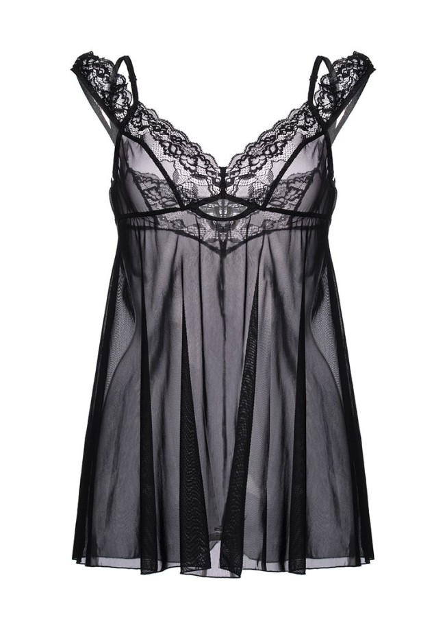 Сексуальный бэби-долл c разрезом сзади Sofia Сексуальный бэби-долл c разрезом сзади Sofia