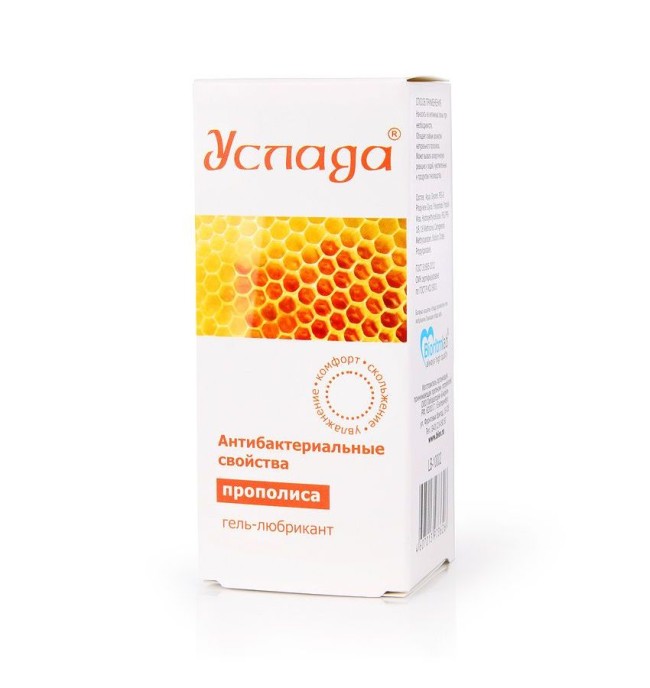 Гель-лубрикант Услада с прополисом - 30 гр. Гель-лубрикант Услада с прополисом - 30 гр.