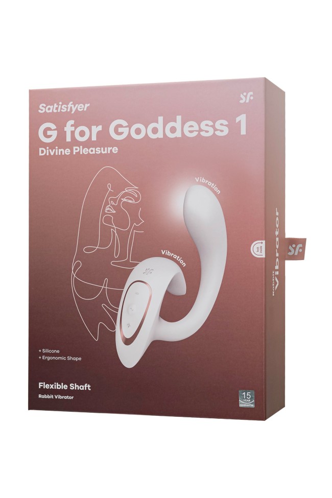 Белый вибратор для G-стимуляции G for Goddess 1 Белый вибратор для G-стимуляции G for Goddess 1